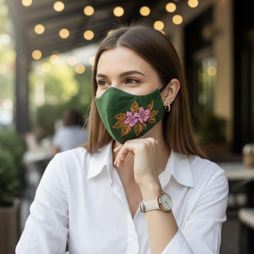 CUSTOM PAINTED MASK 3-PLY