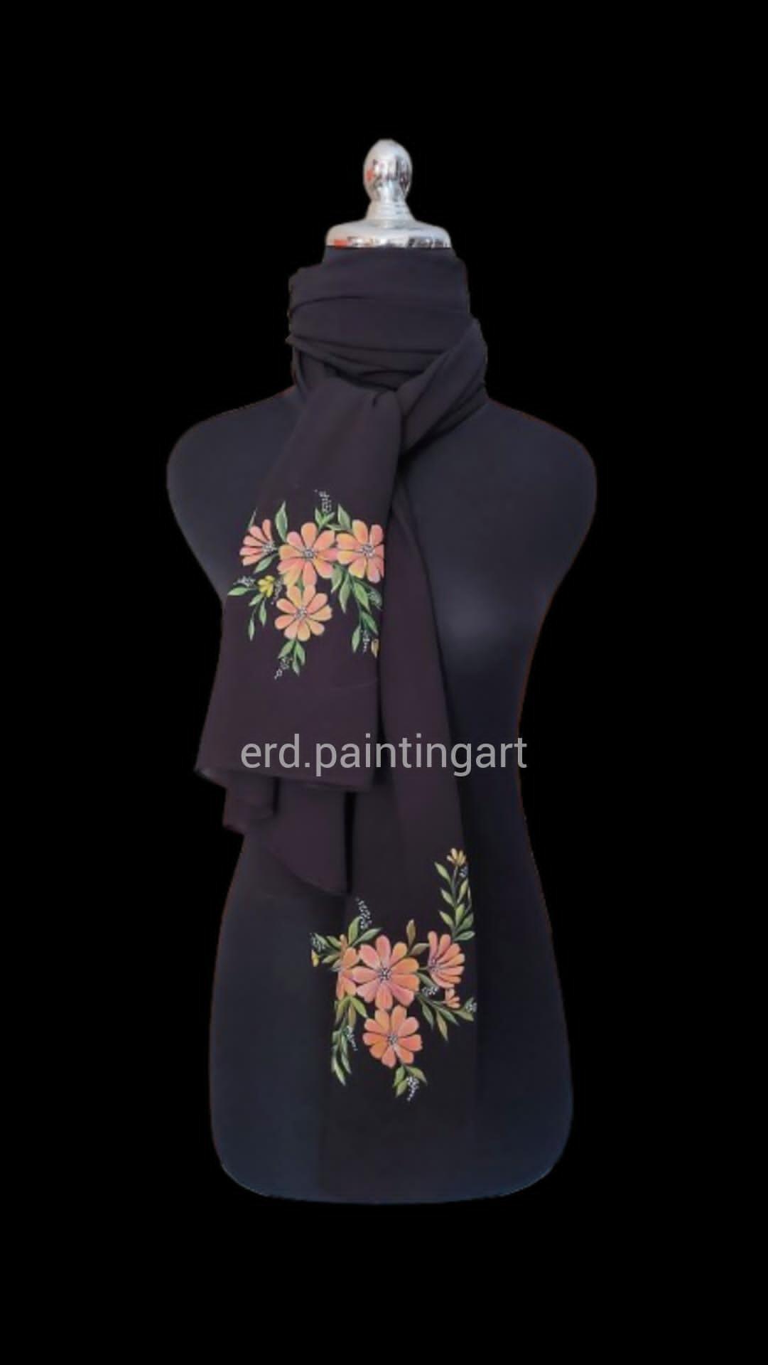 Kerudung Pasmina Lukis