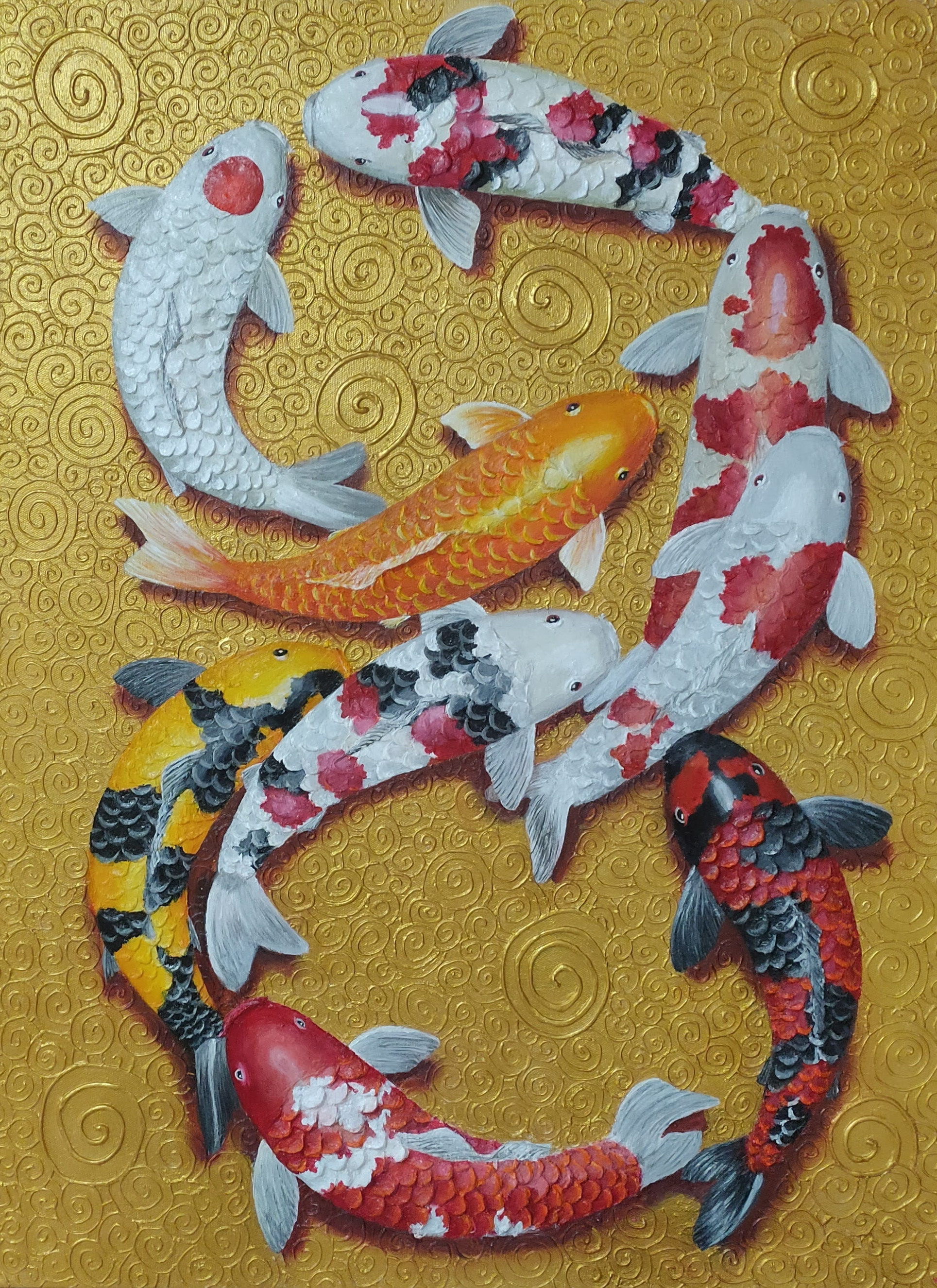 Koi bentuk 8