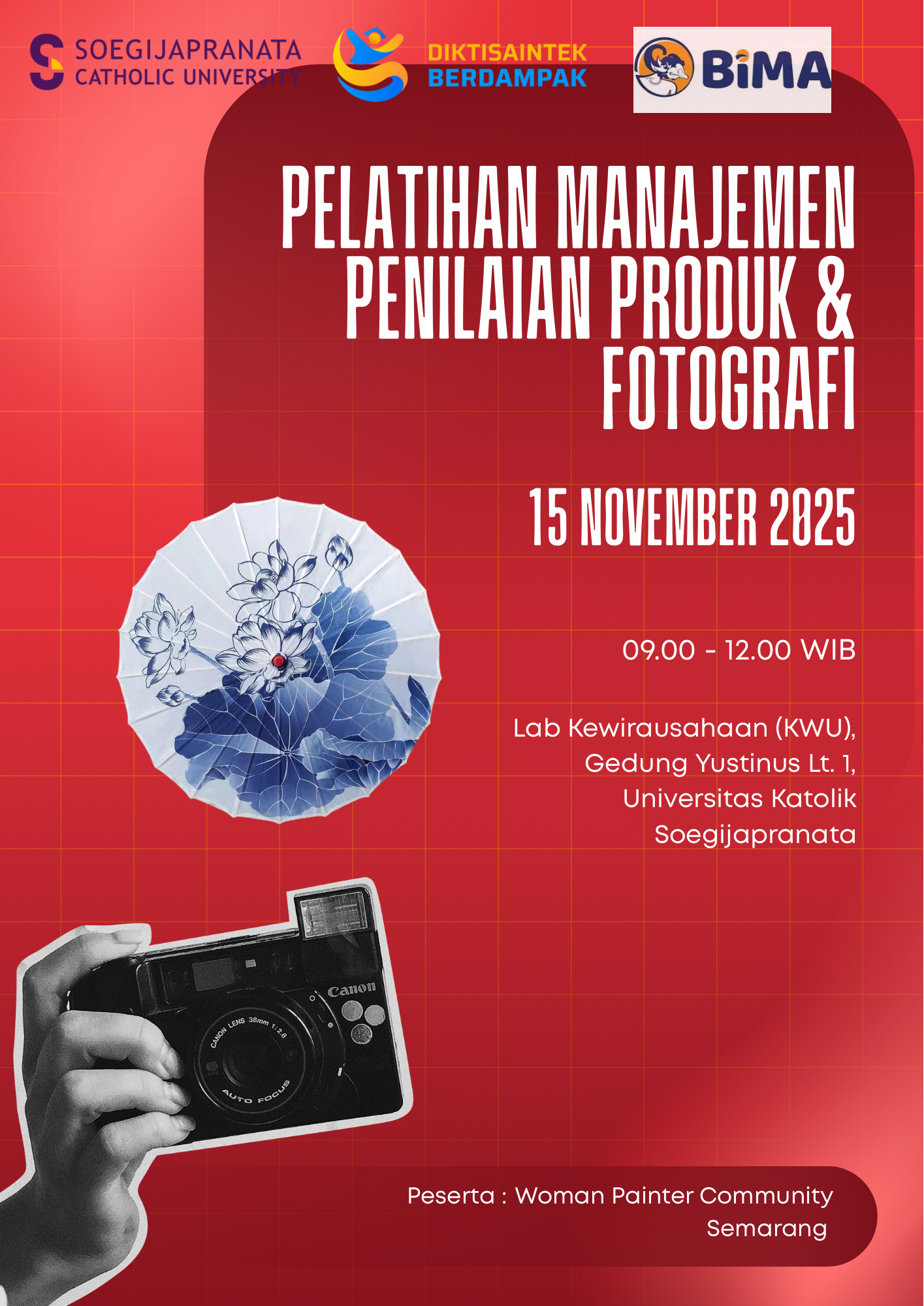 Pelatihan Management Produk dan Fotografi
